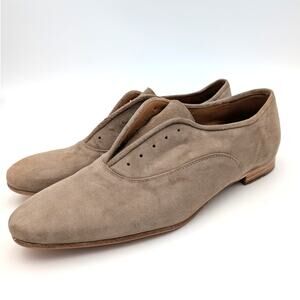 $650 Pedro Garcia Gerti Oxford Shoes Truffle Bessie Suede Women's Size US11 EU42
